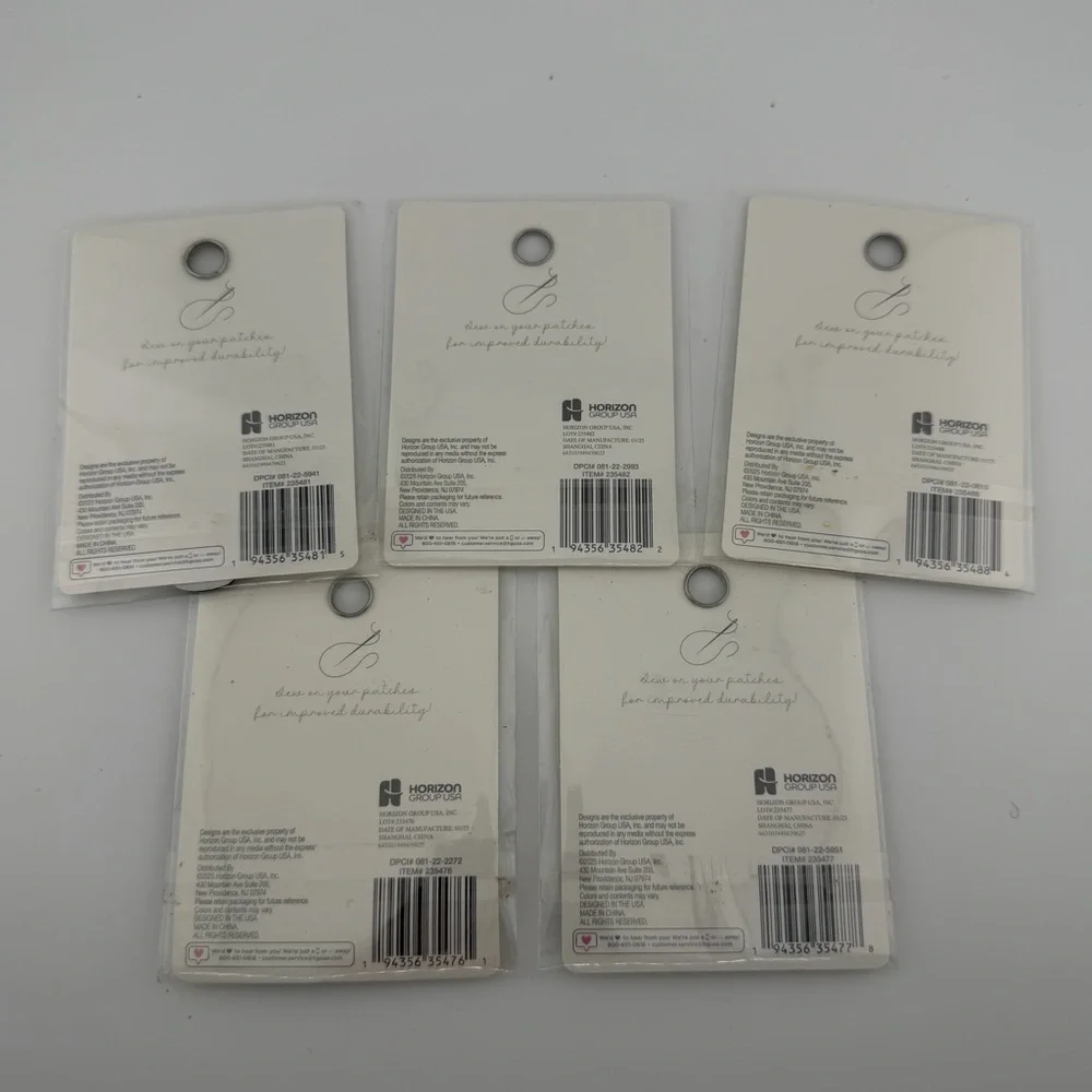 Sports & Cheer Adhesive Patches - Lot of 5 Packs